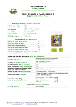 Scarica la scheda prodotto