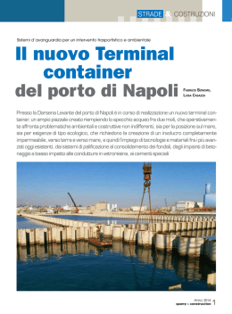 Il nuovo Terminal container
