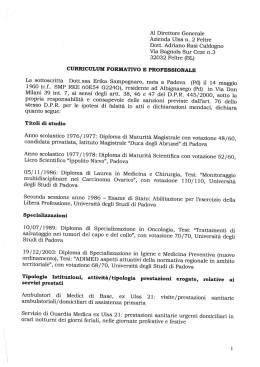 Sampognaro - Azienda ULSS 2 Feltre