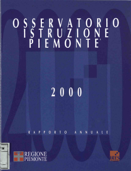 OSSERVATORIO ISTRUZIONE PIEMONTE