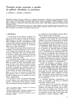 Pressioni neutre associate a perdite