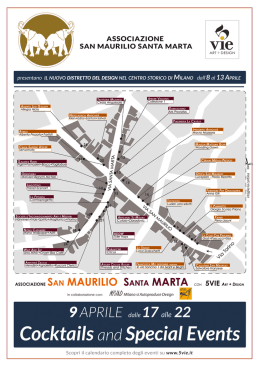 Page 1 ASSOCIAZIONE SAN MAuRlLlo SANTA MARTA Vle ART