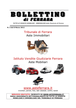 ww ww.as stefe errara a.it - Aste Ferrara