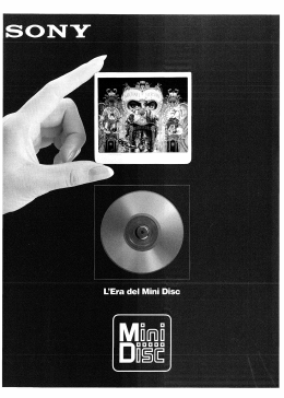 Sony - L`era del MiniDisc (1992)