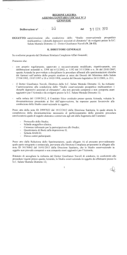 Deliberazione n°