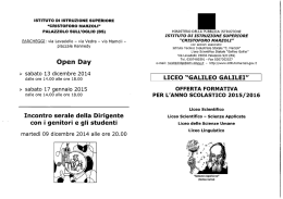 ISTITUTO DI ISTRUZIONE SUPERIORE &ldquo;CRISTOFORO MARZOLI