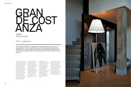 design Paolo Rizzatto floor / suspension