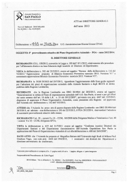 Nomina Direttori di Dipartimento