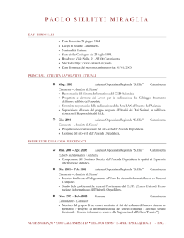 PAOLO SILLITTI MIRAGLIA