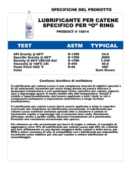 lubrificante per catene