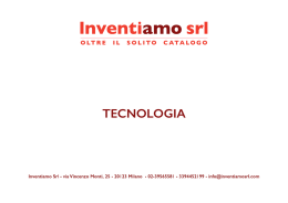 TECNOLOGIA - Inventiamo Srl