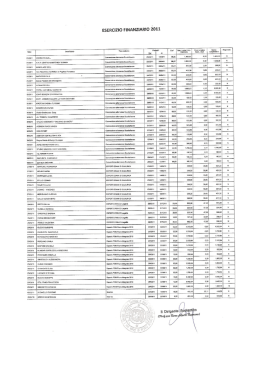 Contratto esercizio finanziario 2011