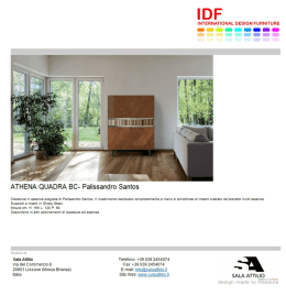 credenze - ATHENA QUADRA BC- Palissandro Santos
