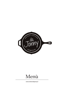 Sfoglia il menu - Trattoria da Jonny