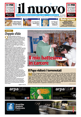 il mio battesimo in carcere