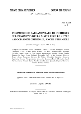 Doc. XXIII n. 8 - Parlamento Italiano