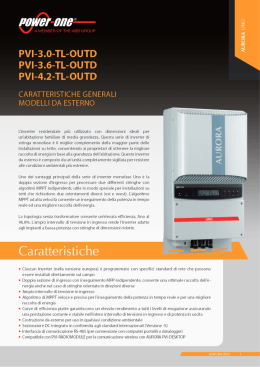 PVI-3.0-TL-OUTD PVI-3.6-TL-OUTD PVI-4.2-TL-OUTD