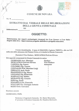 COMUNE DI NOVARA