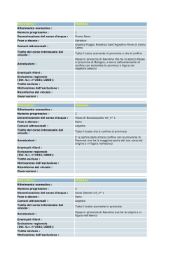 PROVINCIA : FERRARA Riferimento normativo