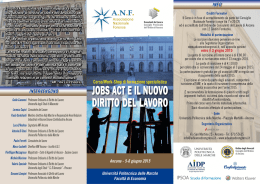 ANF JobsAct 5-6 Giugno 2015 Brochure