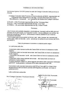 Integrativo Ancona Industria - Feneal