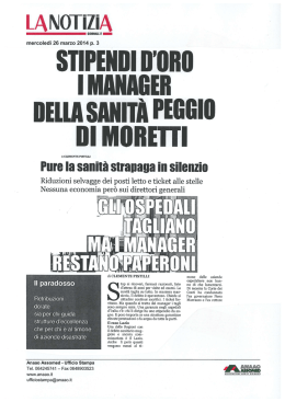 LA NOTIZIA_STIPENDI ORO