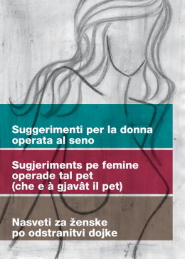 Nasveti za ženske po odstranitvi dojke [pdf - 1,02 MB]
