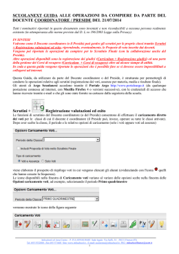 SCUOLANEXT GUIDA Scrutinio Coordinatore