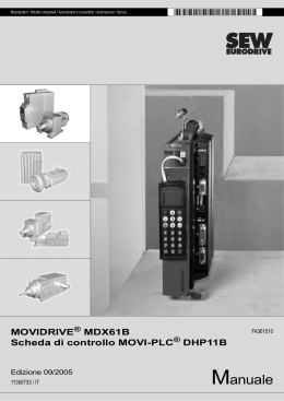 MOVIDRIVE® MDX61B Scheda di controllo MOVI - SEW