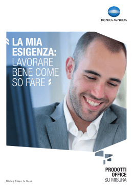 Brochure Sistemi Multifunzione Office