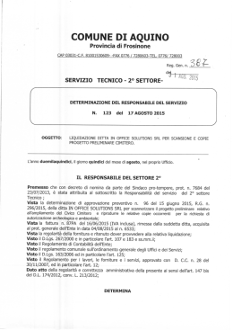 liquidazione ditta in office solutions srl per
