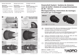 Sistema di compartimentazione DS 90 / 120 mm