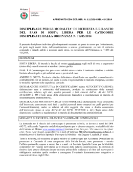 Disciplinare SL dd 11-2014