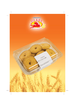 scheda prodotto PDF - Grissinificio linea DERBY | Uniongriss e