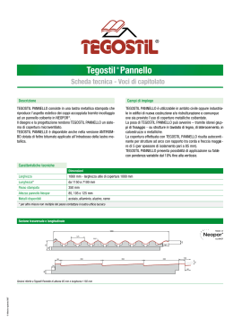 Tegostil® Pannello - Tecnocomp Group Srl