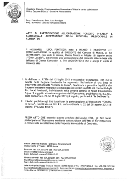 MONZA Resp. istruttoria: Dott.ssa Mariagrazia Matera
