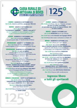 Scarica la LOCANDINA di tutti gli EVENTI in programma