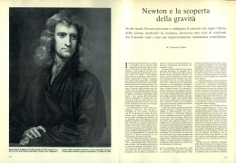 Newton e la scoperta della gravità