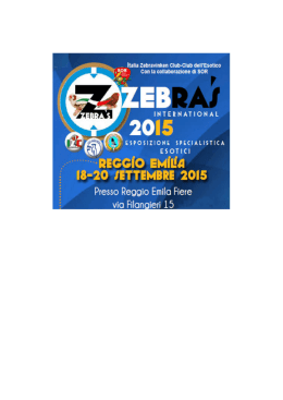 Classifica - Italia Zebravinken Club
