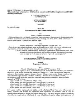 L.R. 45/2012 - Geologi Puglia