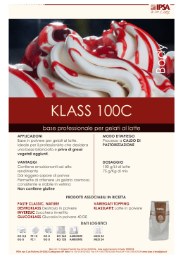 KLASS 100C - Center Shop SRL