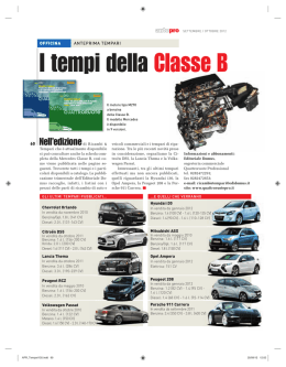I tempi della Classe B