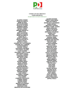 Direttivo di Circolo del Partito Democratico