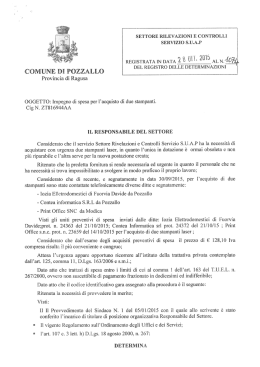 Testo provvedimento - Comune di Pozzallo