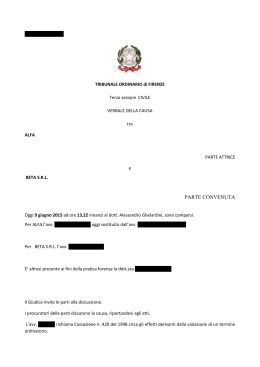 PARTE CONVENUTA - Concilia Lex SpA