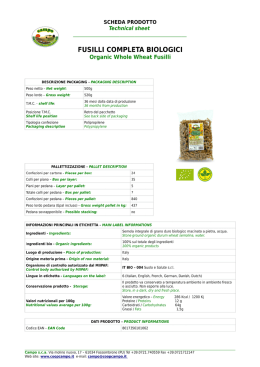 FUSILLI COMPLETA BIOLOGICI