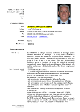 Prof. Francesco Rapisarda - Medicina