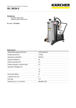 Scarica catalogo - Macchine Pulizia