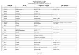 Elenco avvocati di fiducia aggiornato al 2013