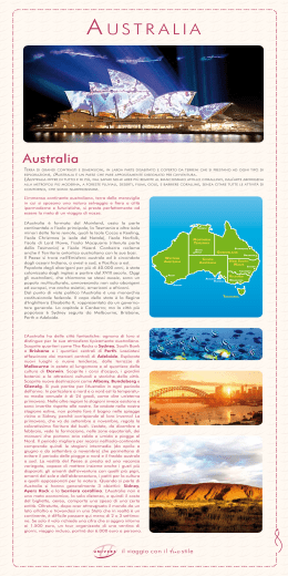 AUSTRALIA - Univers Nozze